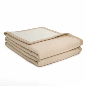 Sherpa Blanket in Champagne Blanc by Brun de Vian-Tiran of France @ TMASC in Canada