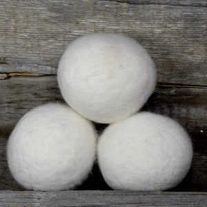 Our Canadian-made wool dryer balls help your laundry dry faster