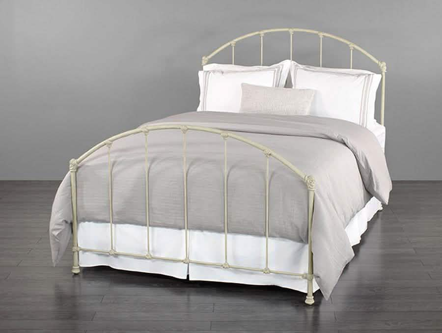 Coventry Bed in Rustic Ivory metal finish