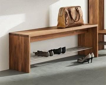 TEAM 7 cubus entry hall bench. photo: TEAM 7 - Available in Canada at The Mattress & Sleep Co.