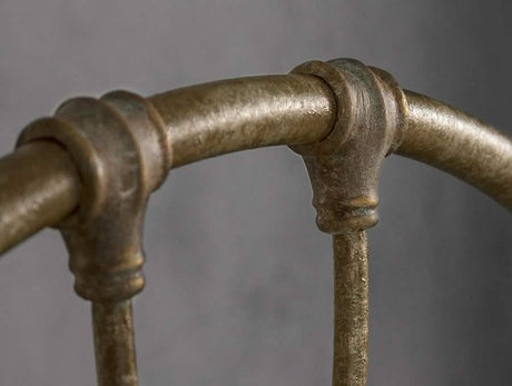 Morsley Bed in Textured Old World metal finish
