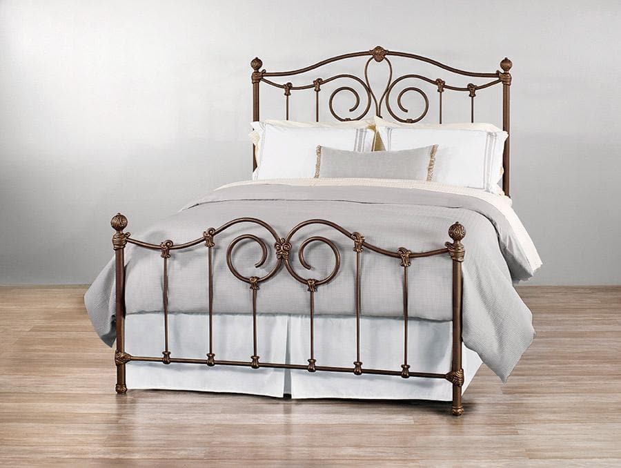 Olympia Bed in Copper Bisque metal finish
