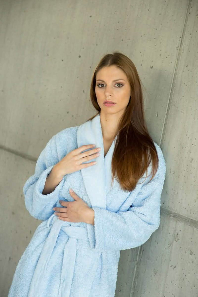 Super Pile Robe in 330 Powder Blue