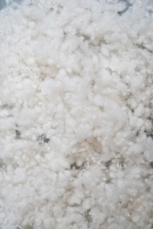 100% GOTS-certified organic wool fill